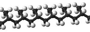 Struttura chimica del polipropilene isotattico. Credits: Wikipedia
