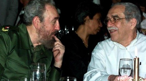 Gabriel García Márquez e Fidel Castro all’Havana nel 2000