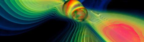 Simulazione onde gravitazionali