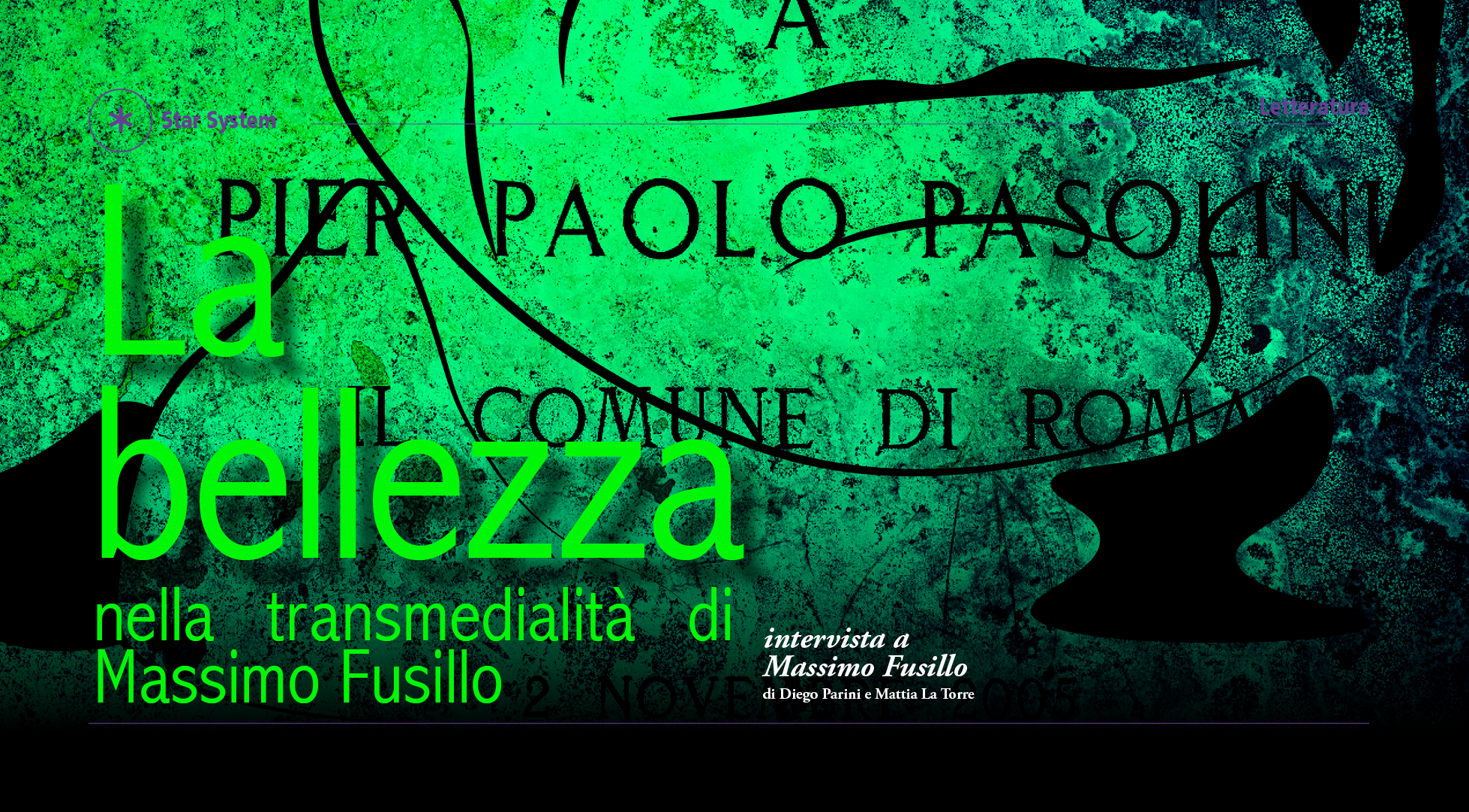 pier paolo pasolini