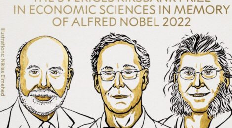 Ben Barnanke, Douglas Diamond e Philip Dybvig vincono il Nobel per l'economia 2022